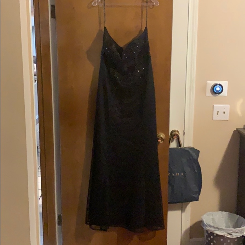 Jovani strapless mermaid gown